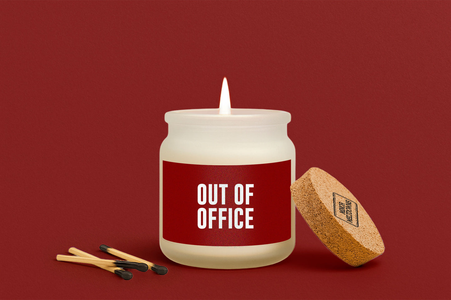 Out Of Office Small Scented Jar Candle • Gift Boxed