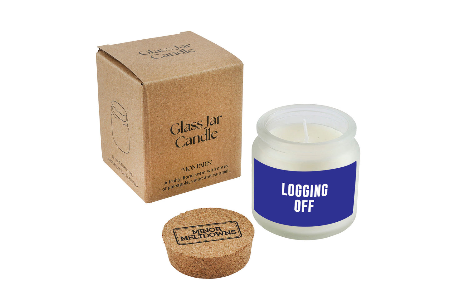 Logging Off Scented Jar Candle • Gift Boxed