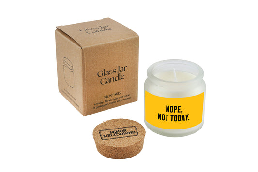 Nope, Not Today Scented Jar Candle • Gift Boxed