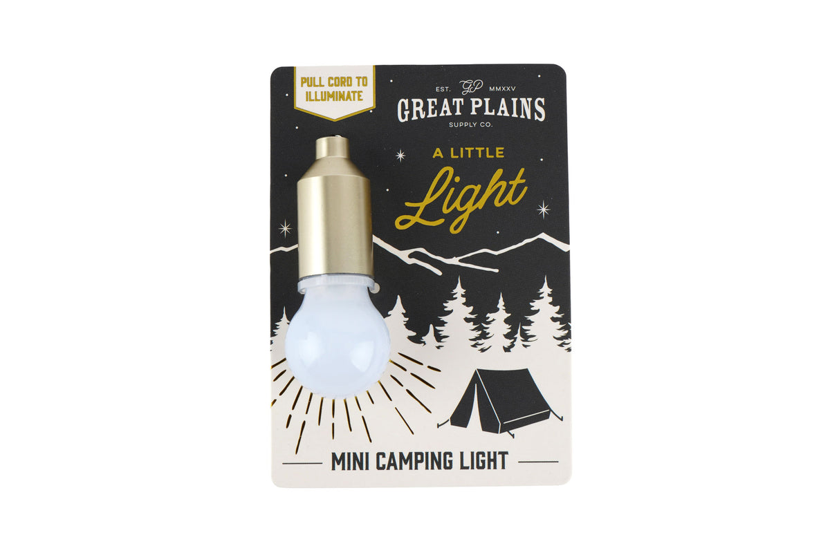 Great Plains Mini Camping Light | Outdoor Accessory | Camping
