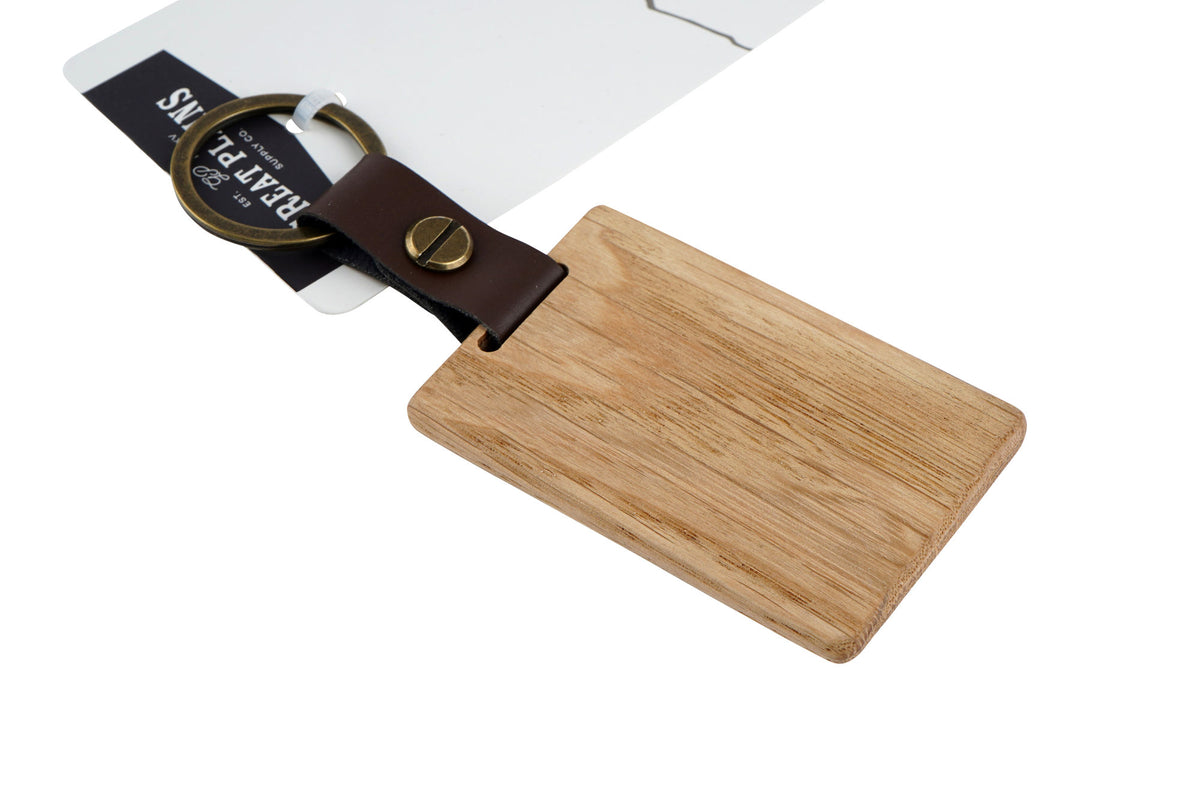 Great Plains Oak Compass Keyring | Camping | Outdoor | Exploring