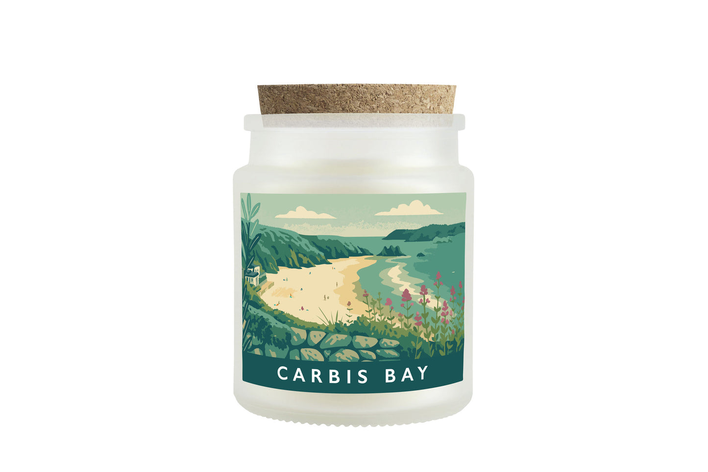 Carbis Bay Scented Glass Jar Candle • Coastal Living • Gift Box