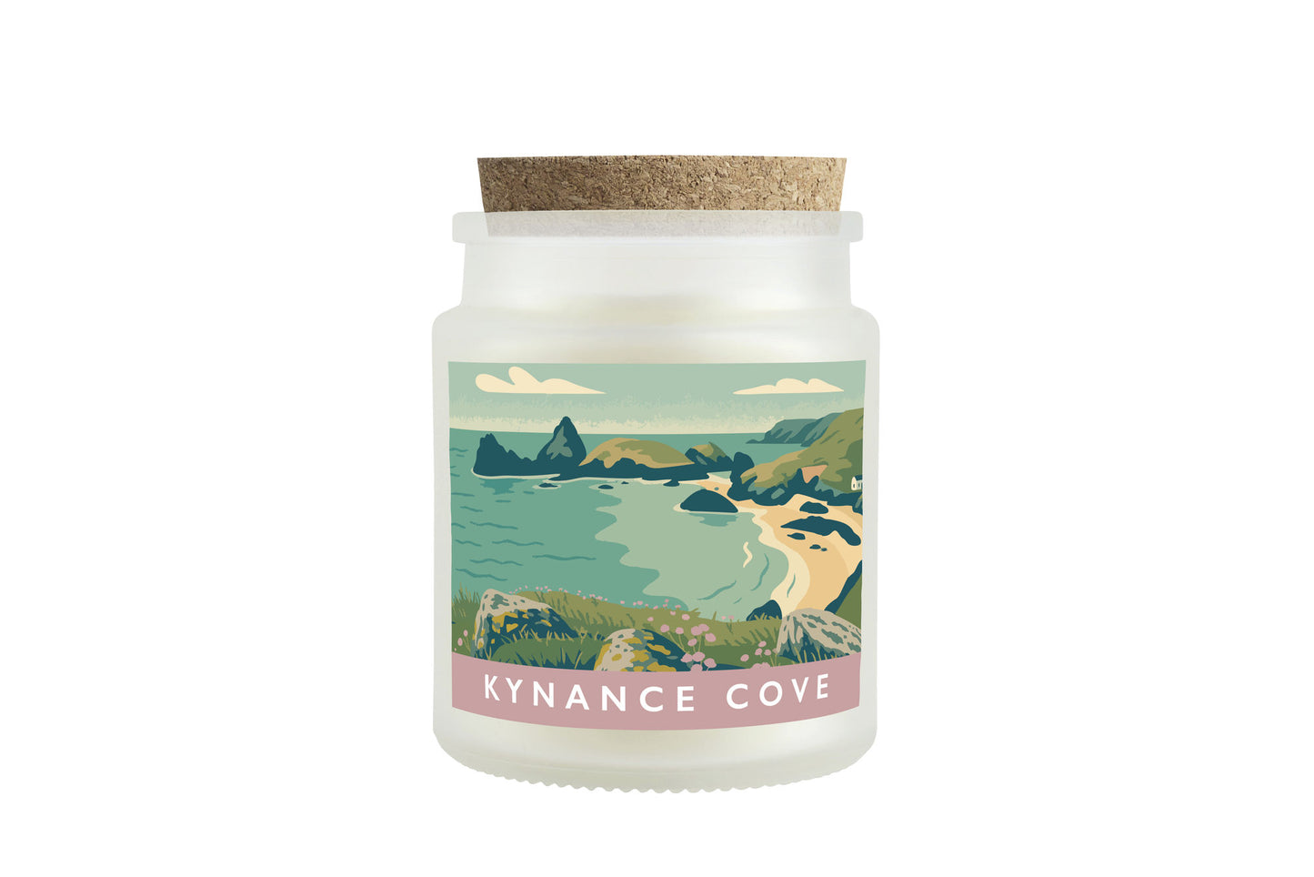 Kynance Cove Scented Glass Jar Candle • Cornwall Beach • Cornish Gift • Coastal Living • Gift Box