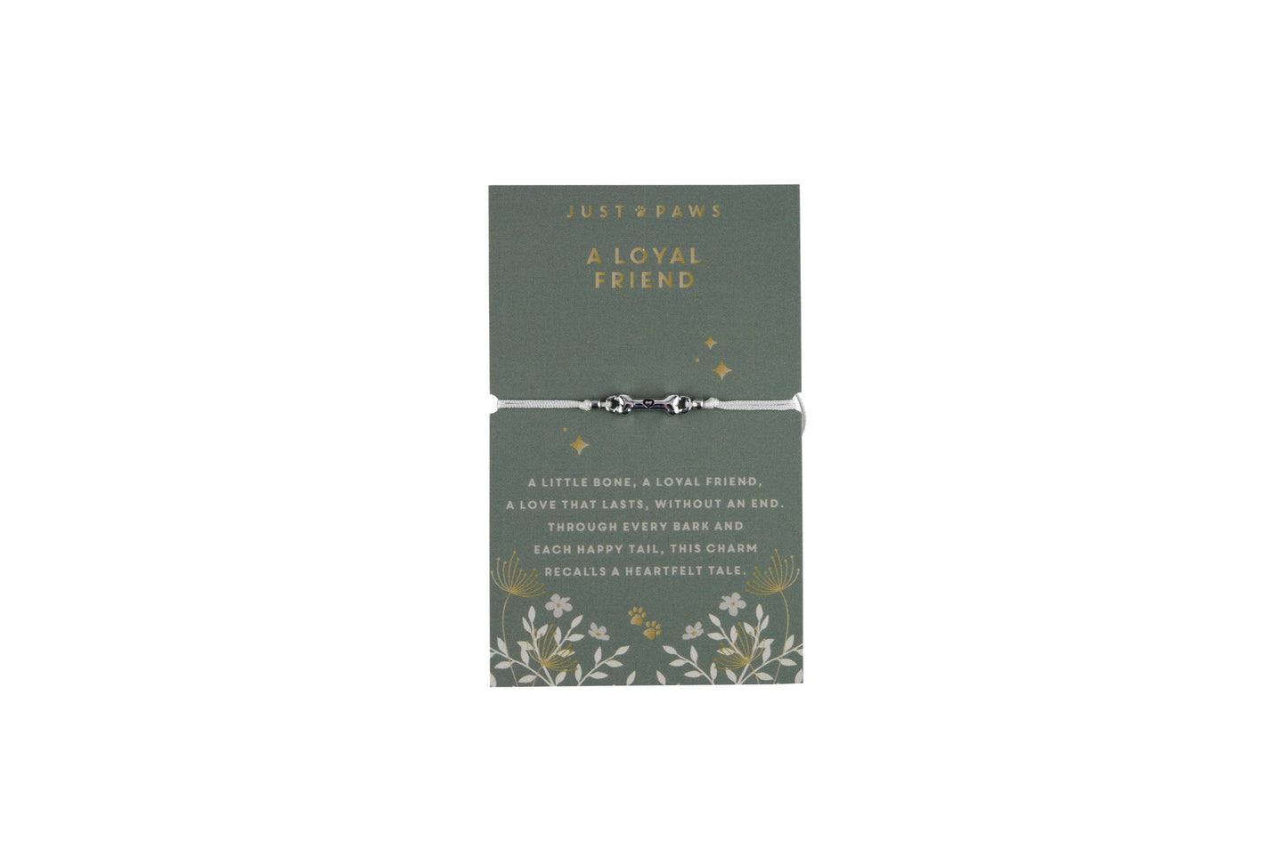 Just Paws Bone Charm Bracelet | Fashion Accessory | Jewellery | Dog Enthusiast