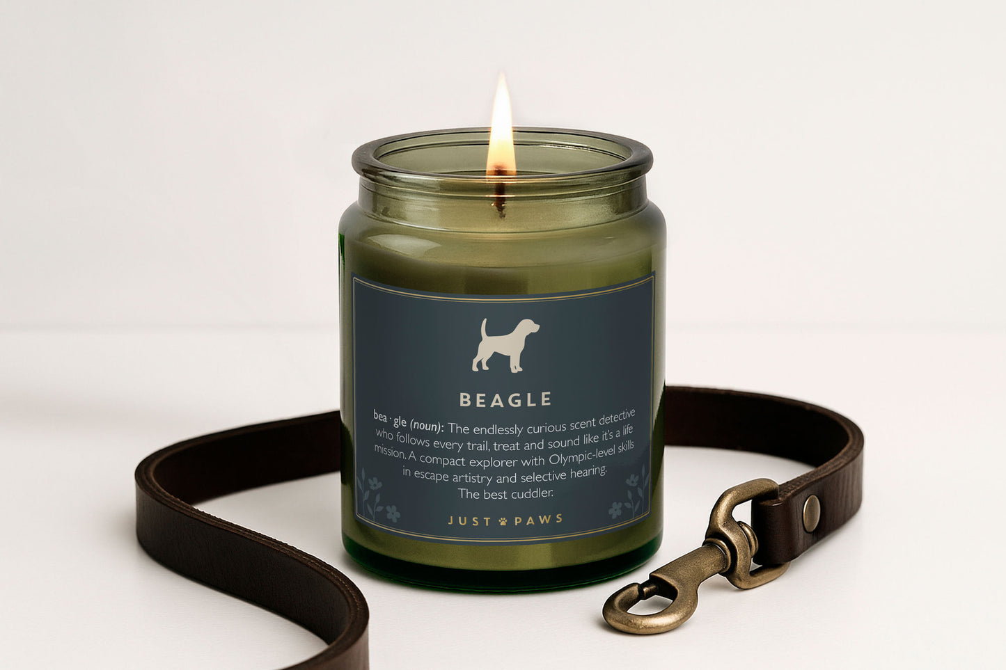 Green Jar Candle • “Beagle Definition” • Scented Jar Candle • Gift for Her •  Gifts for Him • Home Decor | Dog Enthusiast