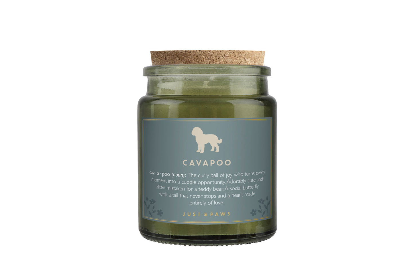 Green Jar Candle • “Cavapoo Definition” • Scented Jar Candle • Gift for Her •  Gifts for Him • Home Decor | Dog Enthusiast