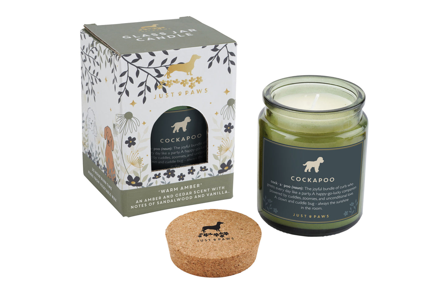 Green Jar Candle • “Cockapoo Definition” • Scented Jar Candle • Gift for Her •  Gifts for Him • Home Decor | Dog Enthusiast