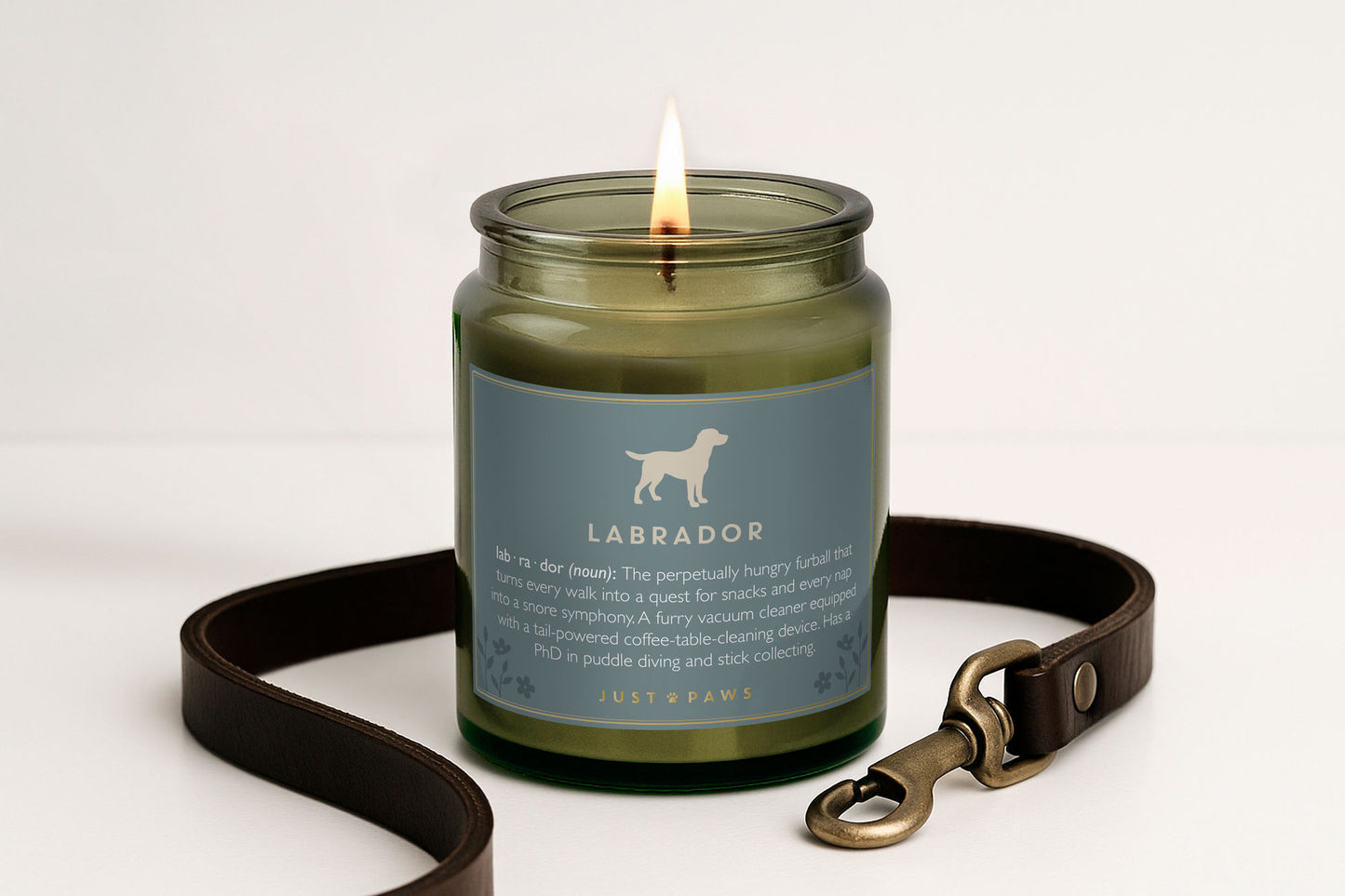 Green Jar Candle • "Labrador Definition" • Scented Jar Candle • Gift for Her •  Gifts for Him • Home Decor | Dog Enthusiast