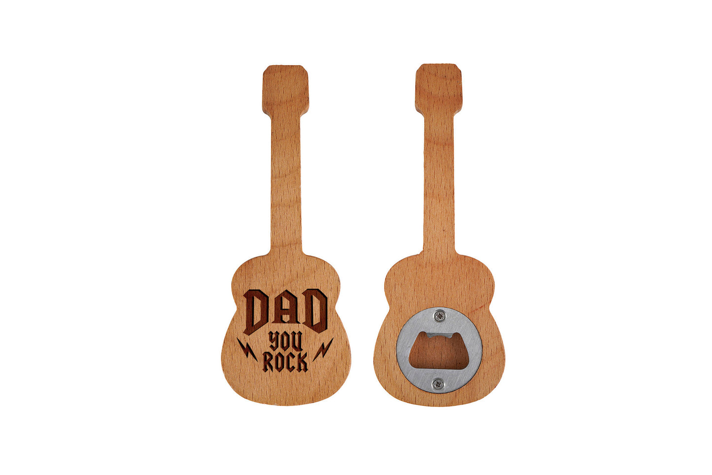 Dapper Chap 'Dad You Rock' Guitar Bottle Opener In Gift Box | Bar ware | Travel | Camping | Music Enthusiast
