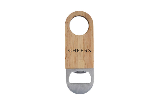 Wooden Travel Bottle Opener 'Cheers' | Bar Accessory | Travel | Camping
