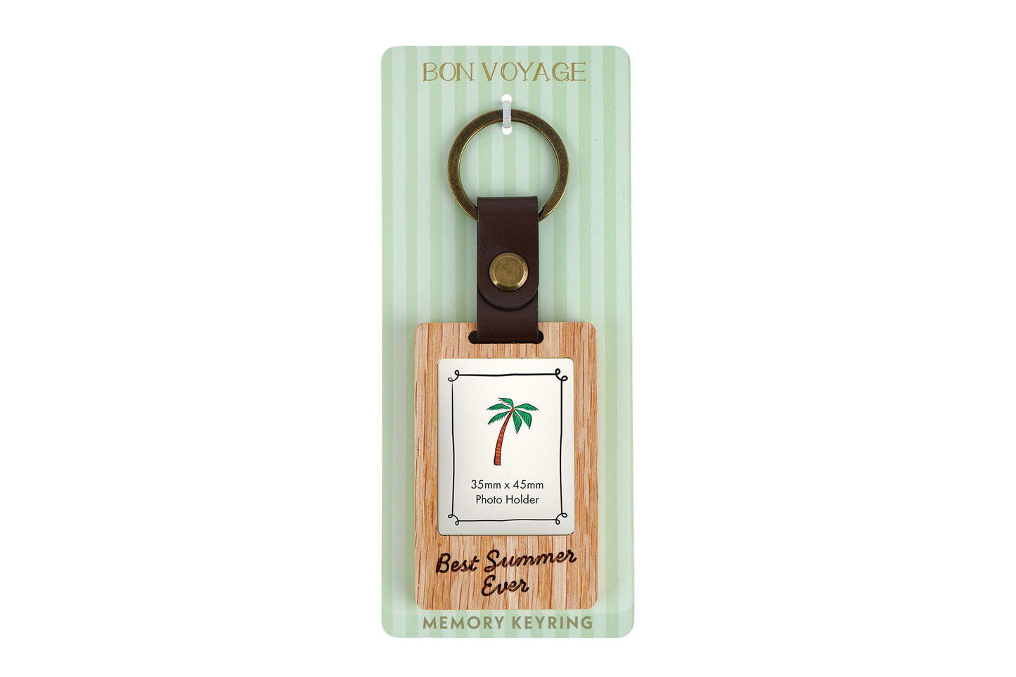 Bon Voyage 'Best Summer Ever' Photo Holder Keyring | Accessory | Memories | Travel
