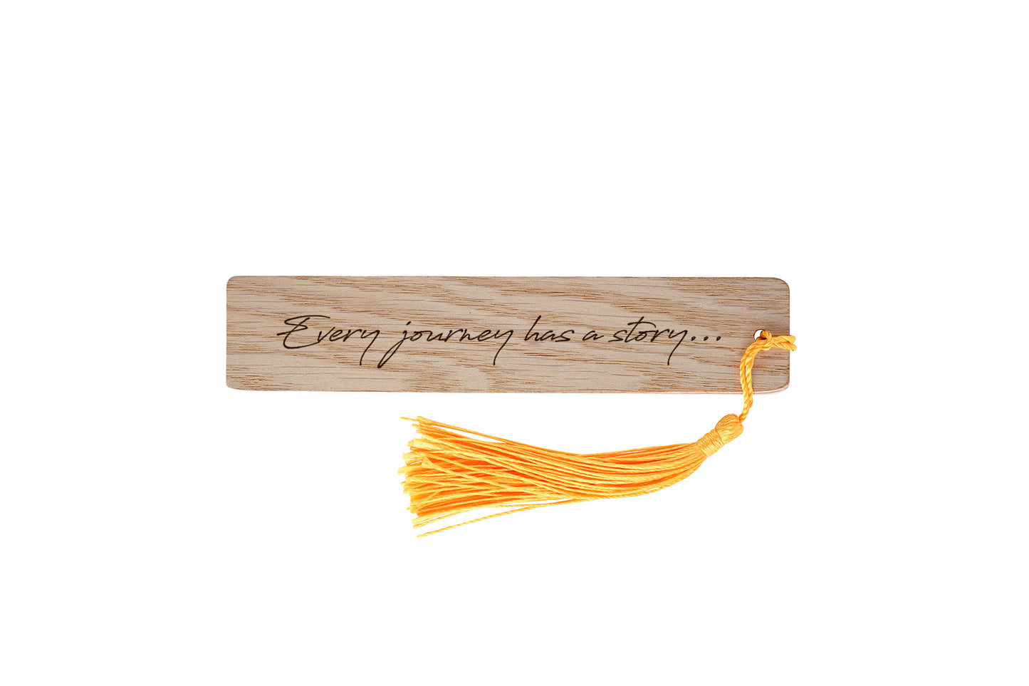 Bon Voyage 'Every Journey Has A Story' Oak Bookmark | Reading | Book Accessory