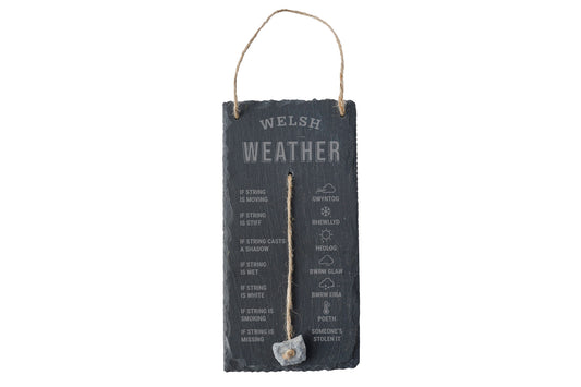 No Place Like Wales Welsh Humorous Weather Slate Hanging Sign | Humorous Weather Reader | Forecaster Station | Gift For Your Home