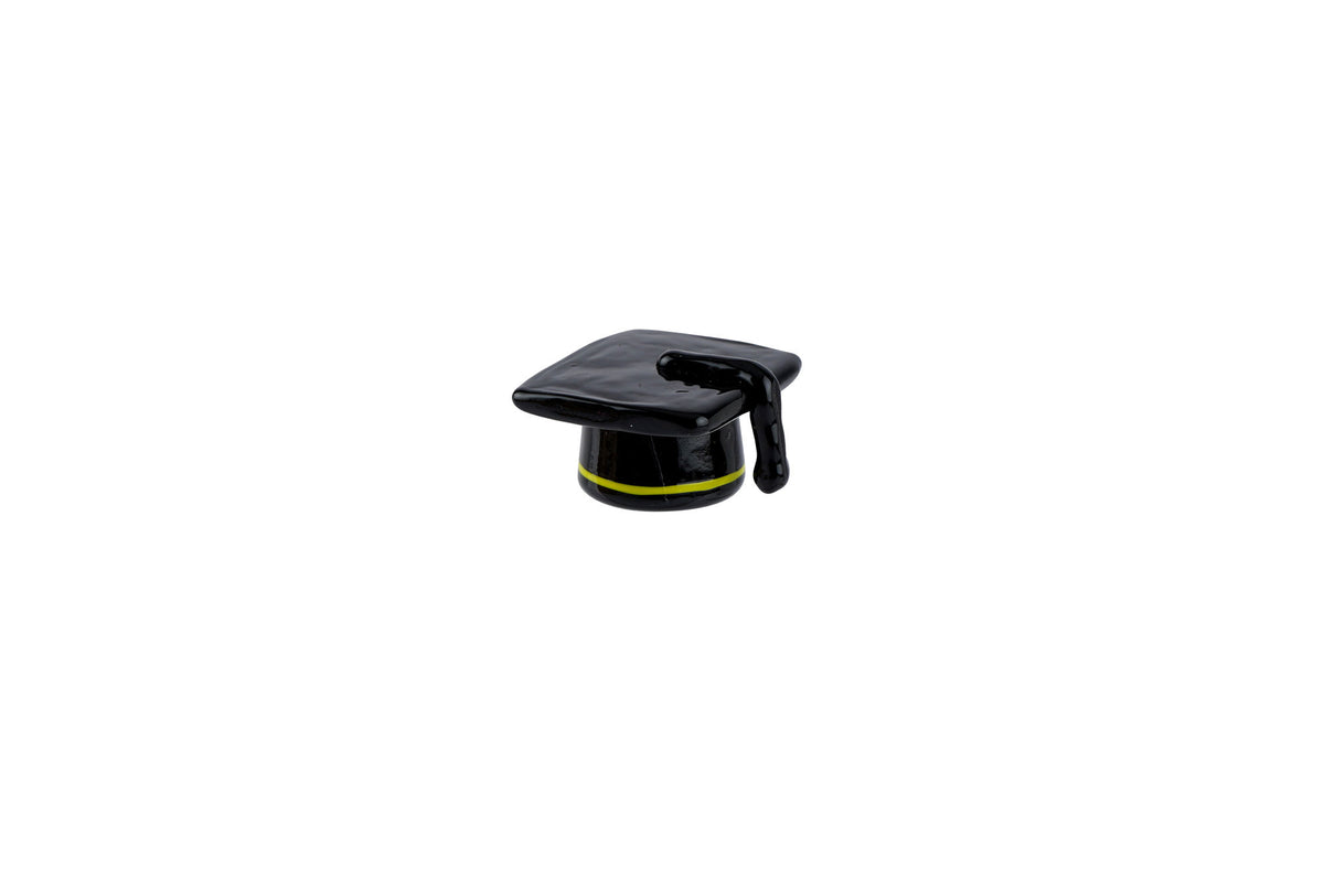 Artisan Glass Graduation Hat In Gift Box • Decoration • Ornament • Collectable • Home Decor