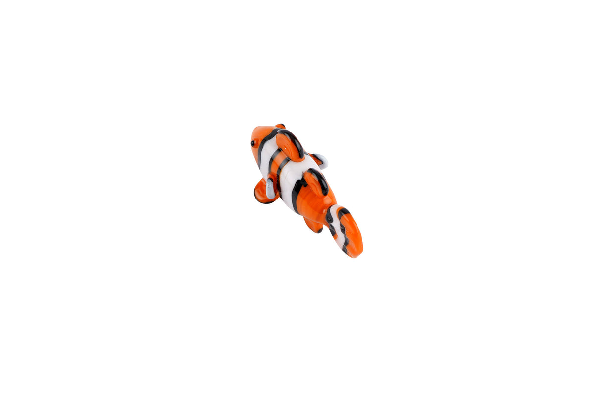 Artisan Glass Clownfish In Gift Box • Decoration • Ornament • Collectable • Home Decor