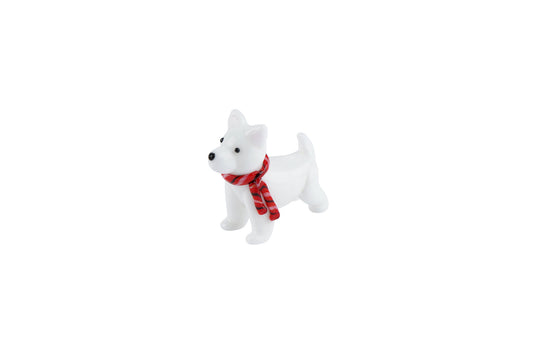 Artisan Glass West Highland Terrier In Gift Box • Decoration • Ornament • Collectable • Home Decor