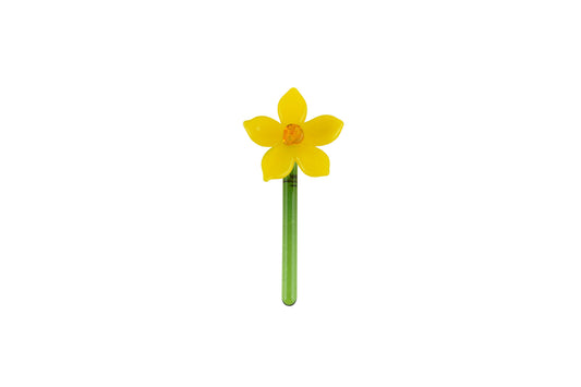 Artisan Glass Daffodil In Gift Box • Decoration • Ornament • Collectable • Home Decor