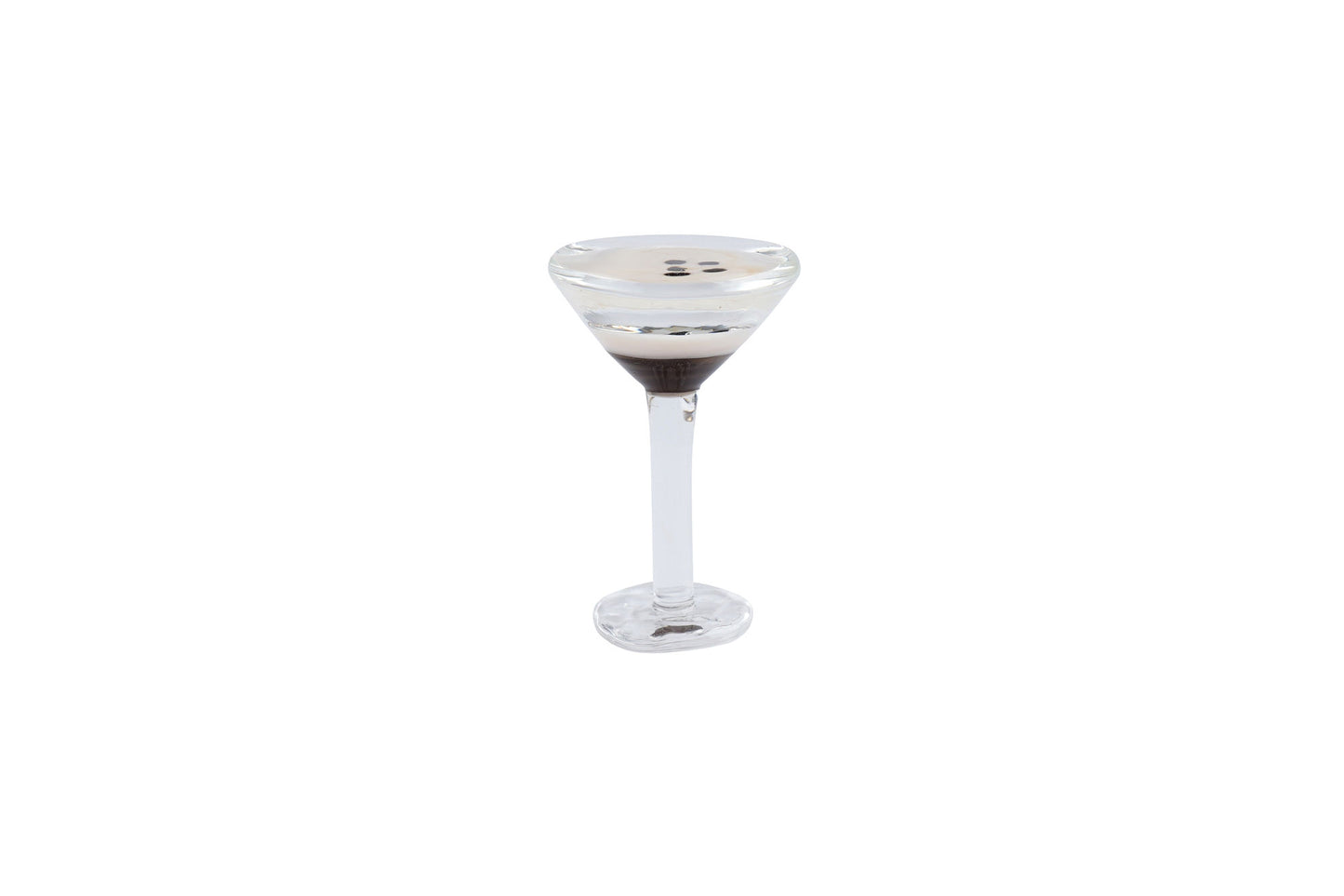 Artisan Glass Espresso Martini In Gift Box • Decoration • Ornament • Collectable • Home Decor