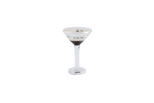 Artisan Glass Espresso Martini In Gift Box • Decoration • Ornament • Collectable • Home Decor