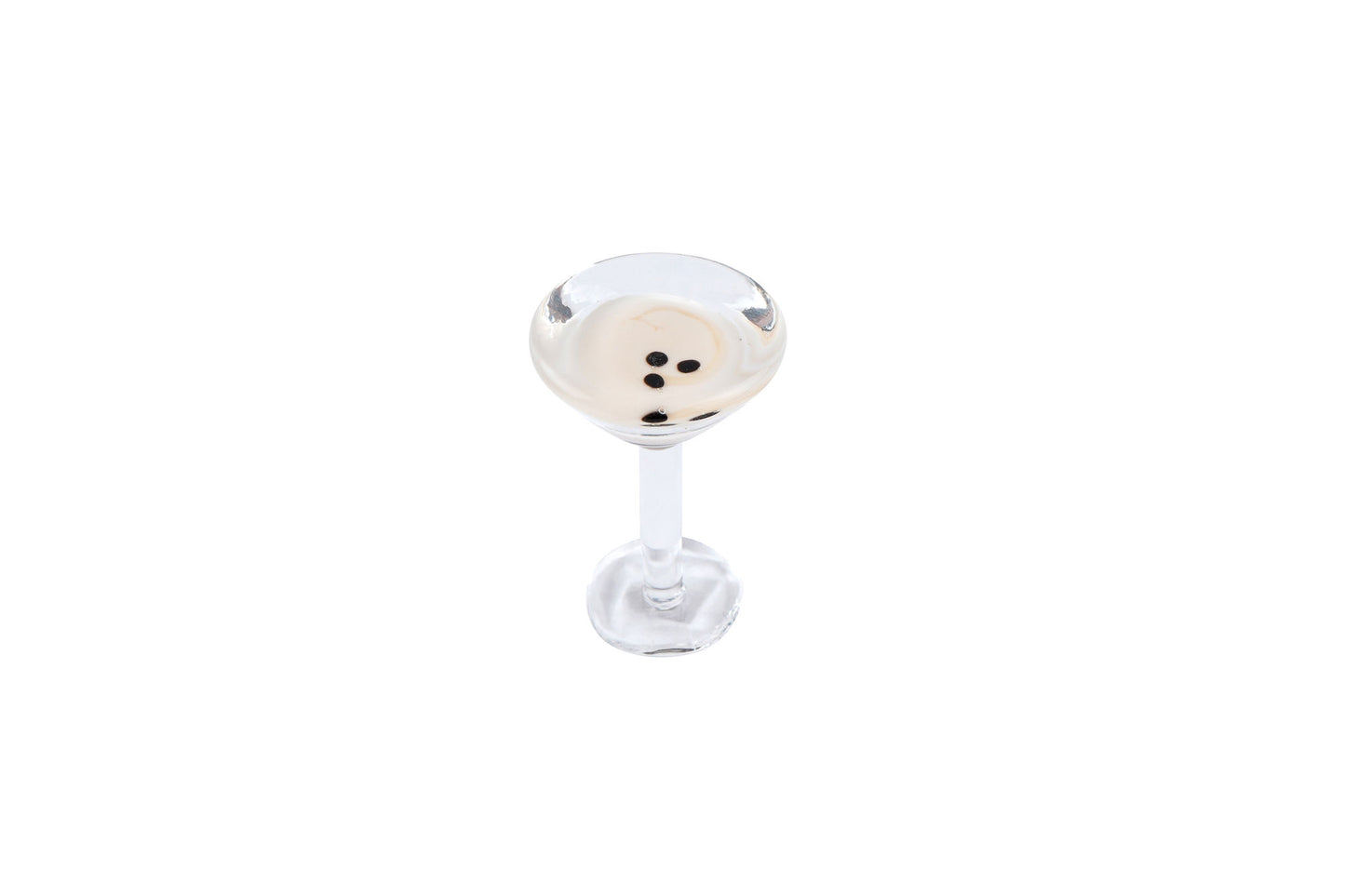 Artisan Glass Espresso Martini In Gift Box • Decoration • Ornament • Collectable • Home Decor
