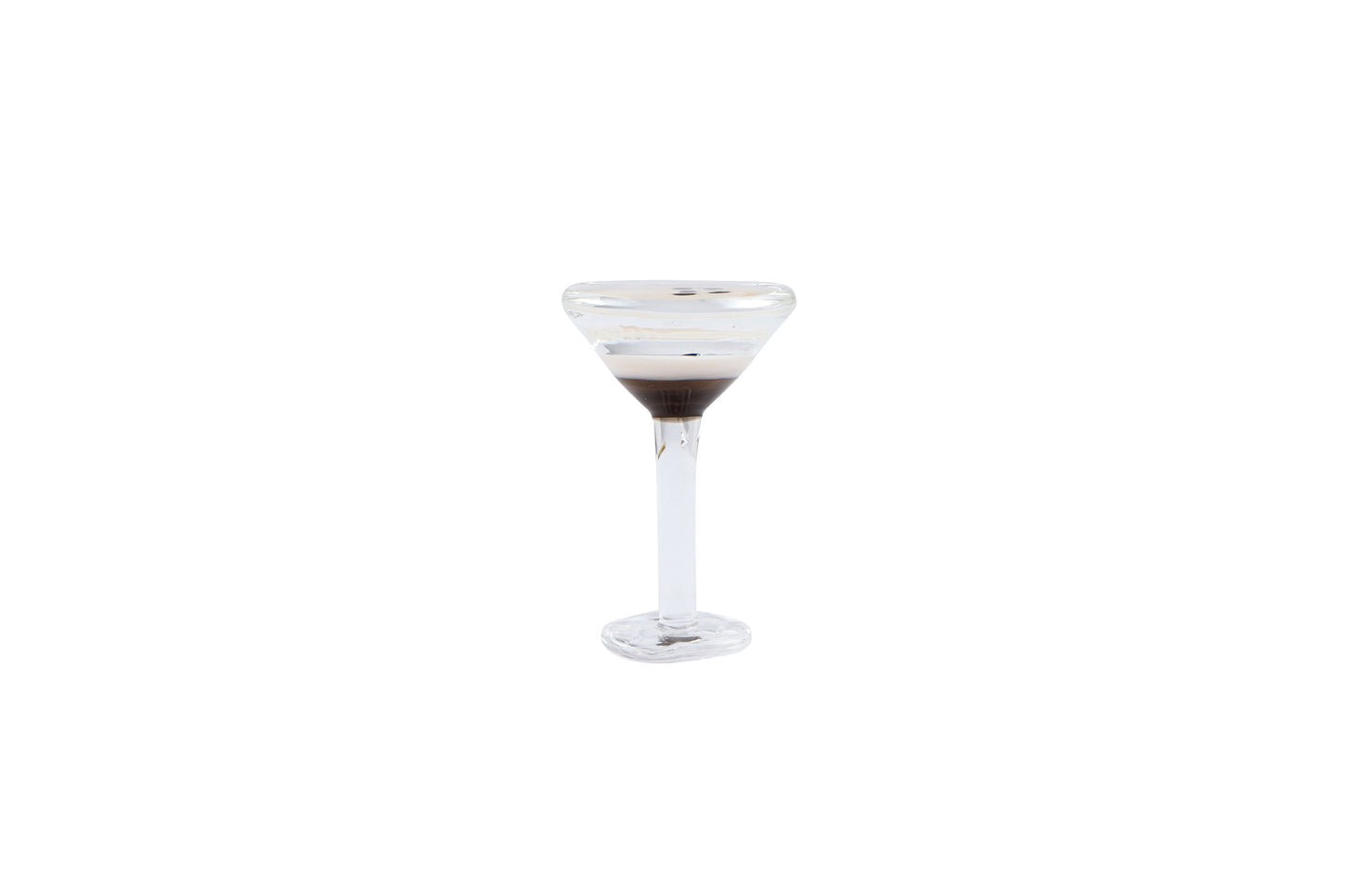 Artisan Glass Espresso Martini In Gift Box • Decoration • Ornament • Collectable • Home Decor