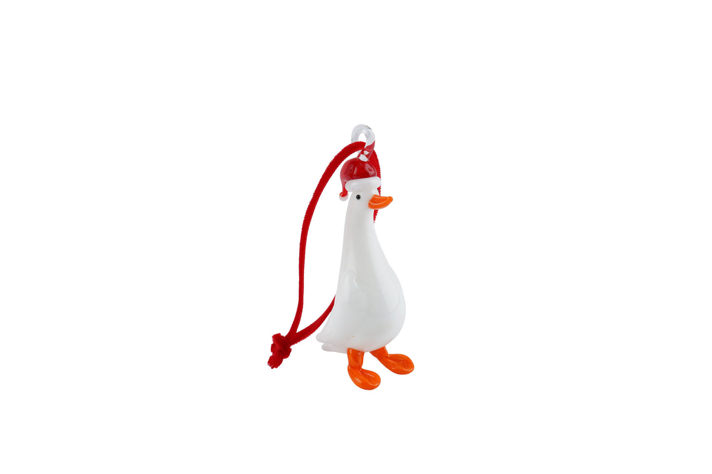 Artisan Glass Christmas Duck Hanging Decoration In Gift Box  • Decoration • Ornament • Collectable • Home Decor
