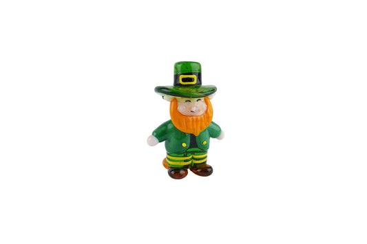 Artisan Glass Leprechaun In Gift Box • Decoration • Ornament • Collectable • Home Decor