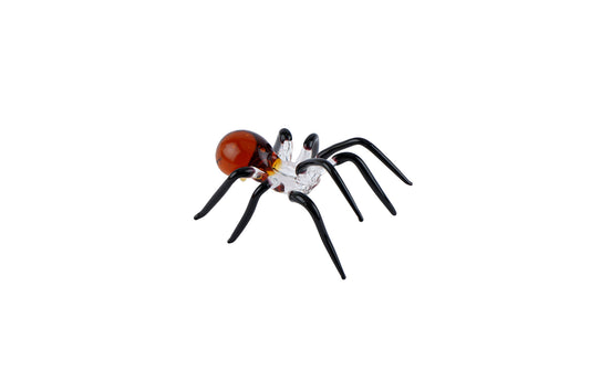 Artisan Glass Spider In Gift Box • Decoration • Ornament • Collectable • Home Decor