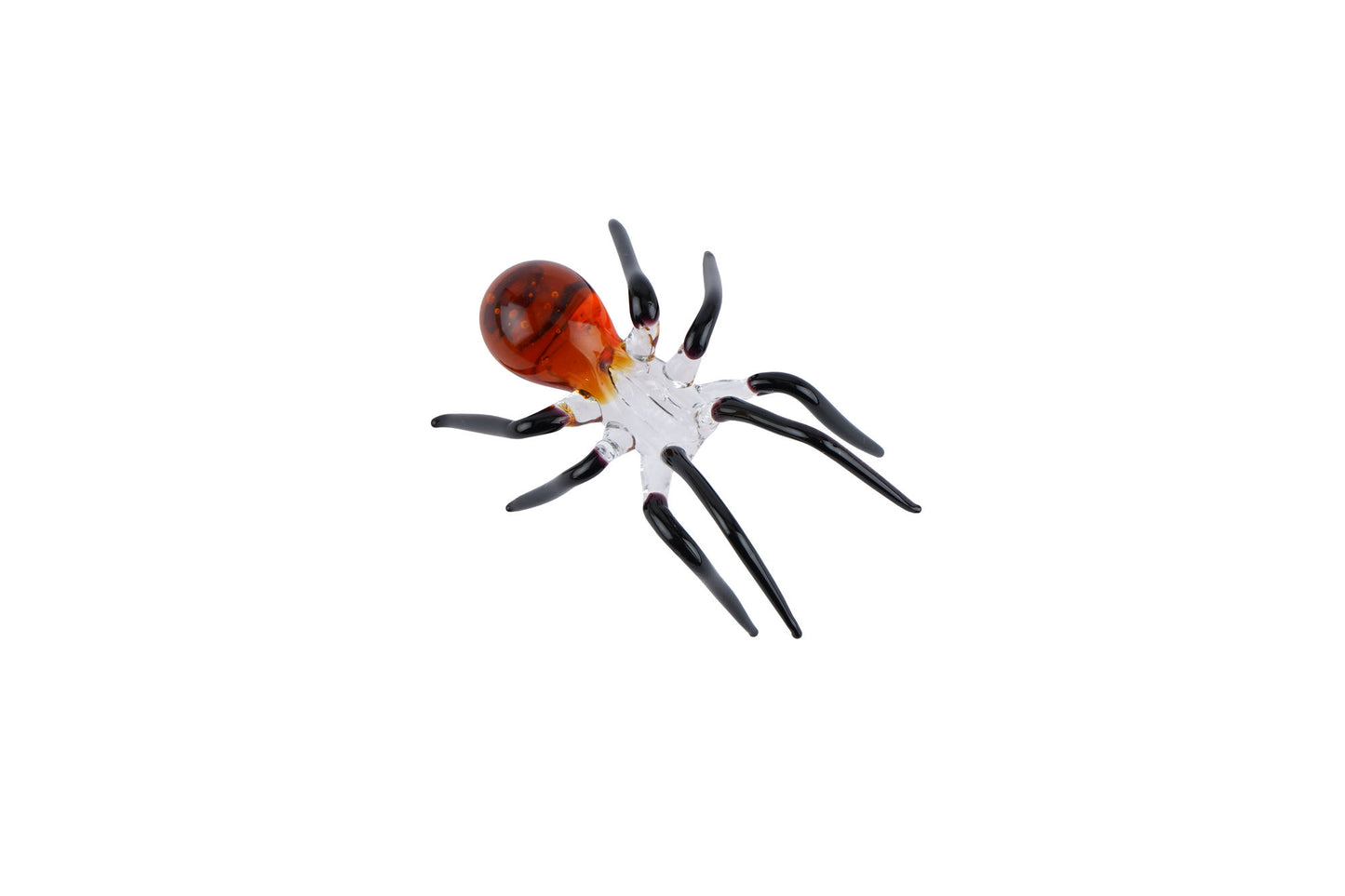 Artisan Glass Spider In Gift Box • Decoration • Ornament • Collectable • Home Decor