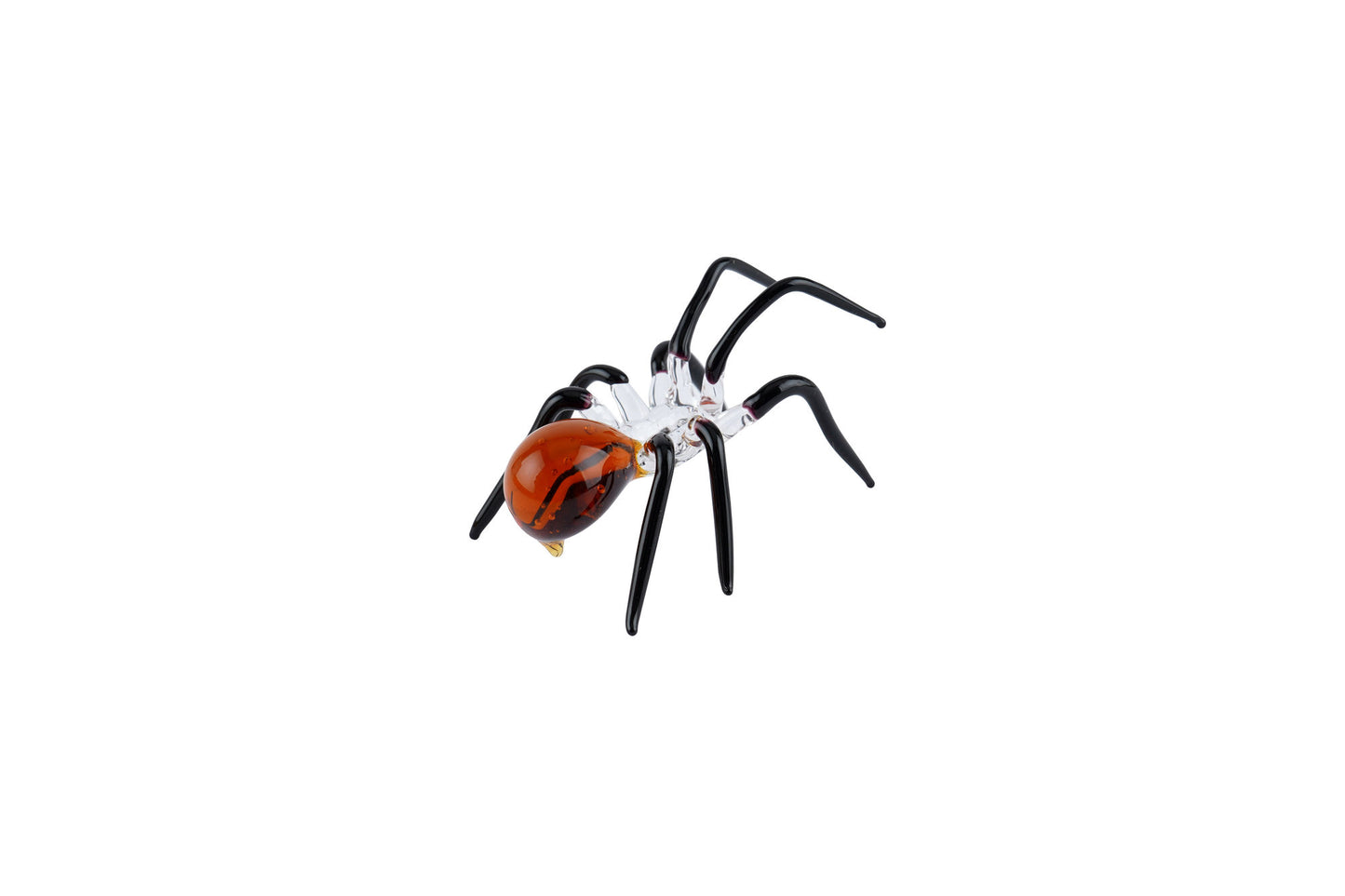 Artisan Glass Spider In Gift Box • Decoration • Ornament • Collectable • Home Decor