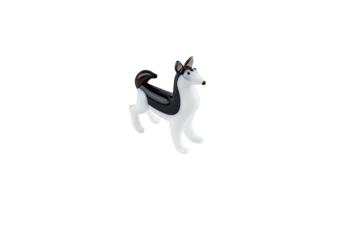 Artisan Glass Husky In Gift Box • Decoration • Ornament • Collectable • Home Decor