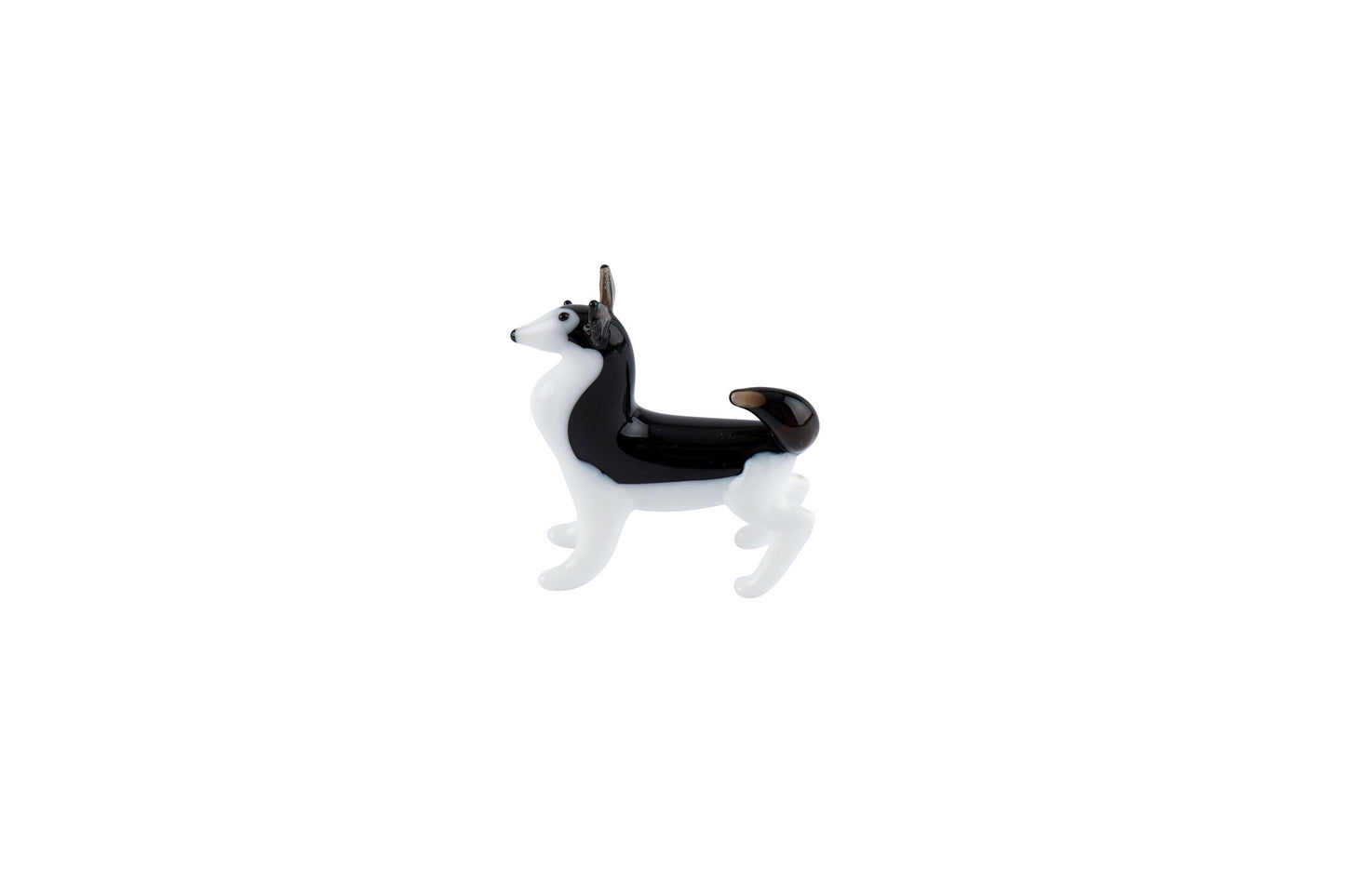 Artisan Glass Husky In Gift Box • Decoration • Ornament • Collectable • Home Decor