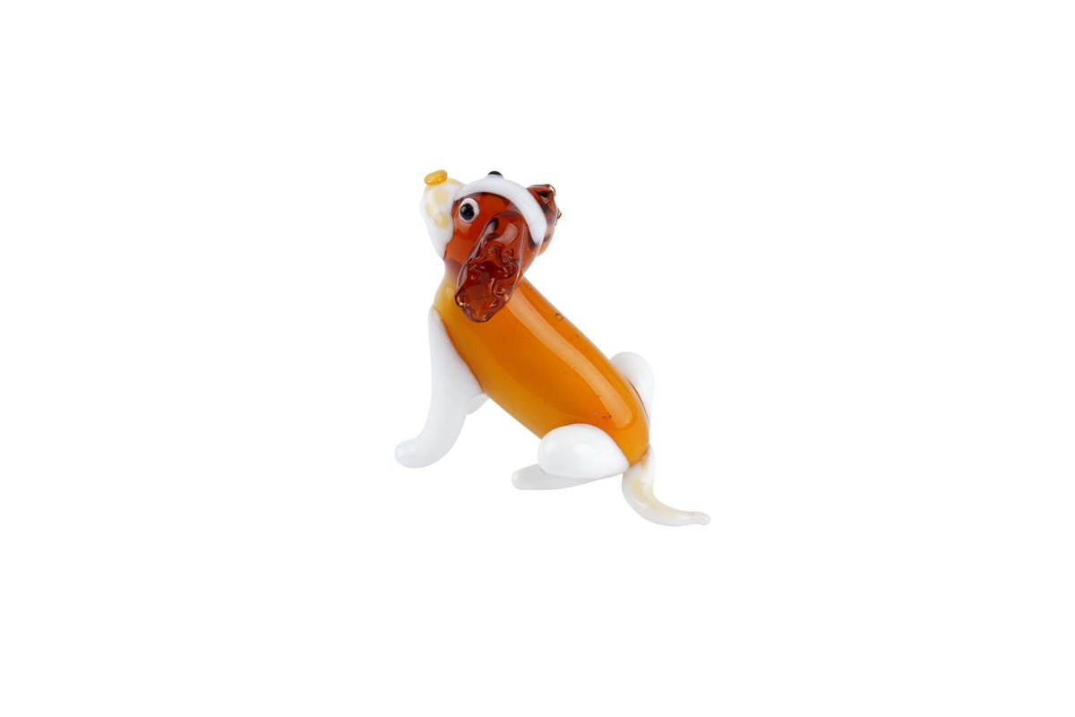 Artisan Glass Springer Spaniel In Gift Box • Decoration • Ornament • Collectable • Home Decor