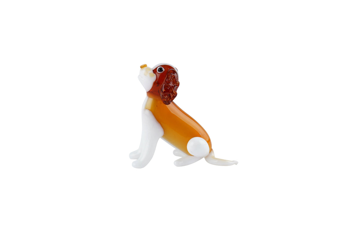 Artisan Glass Springer Spaniel In Gift Box • Decoration • Ornament • Collectable • Home Decor