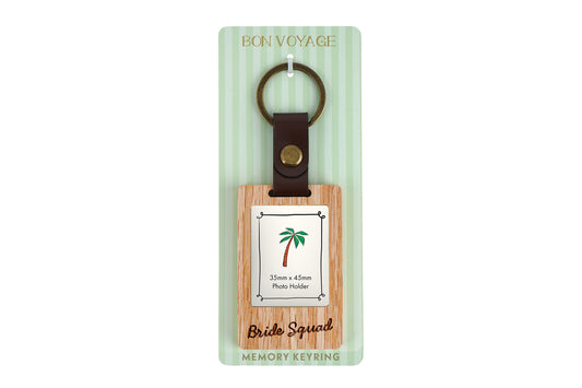 Photo Holder Keyring - 'Bride Squad' | Wedding Gift | Favour | Bridal Party