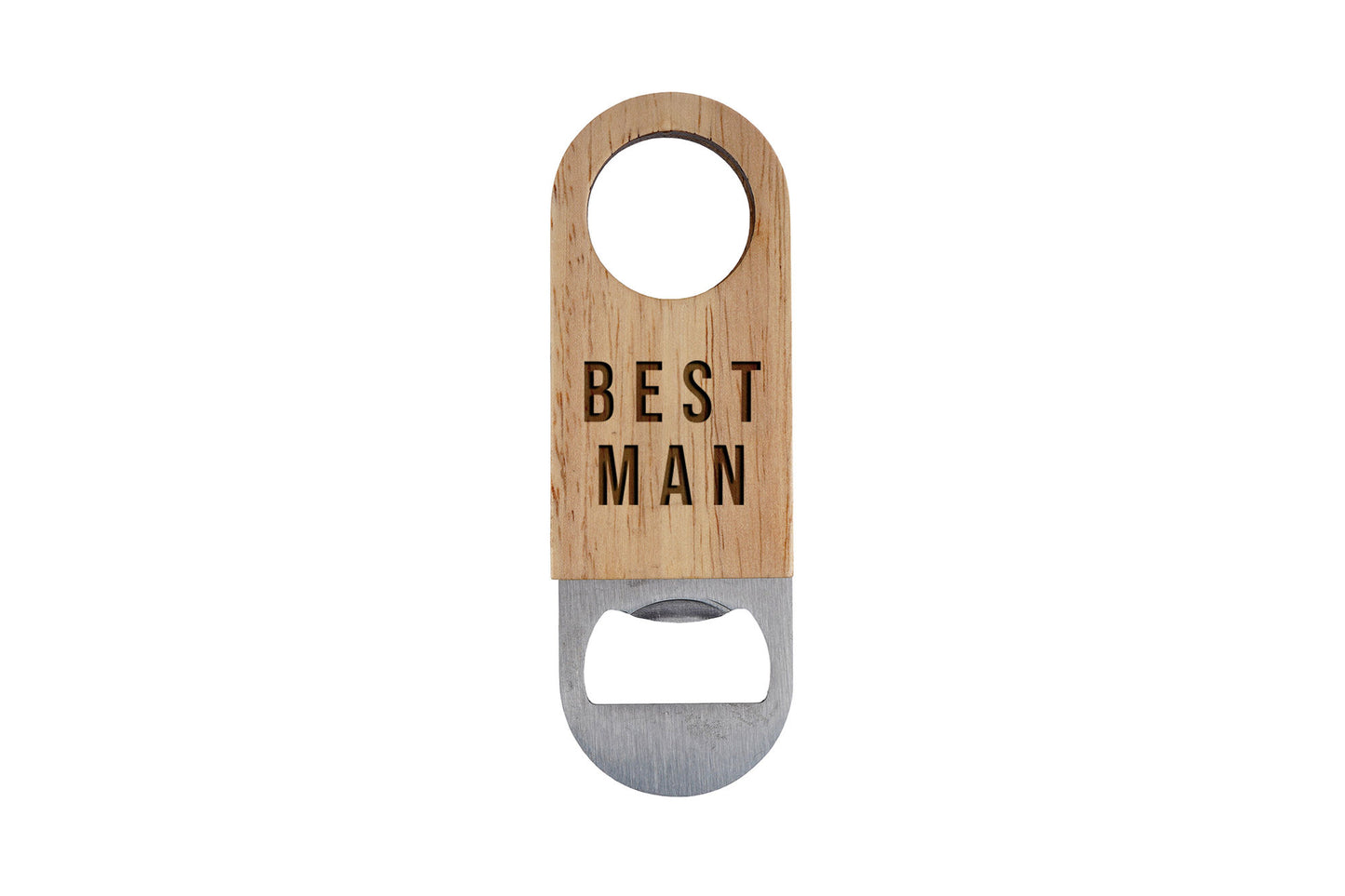 Wooden Travel Bottle Opener 'Best Man' | Wedding Gift | Favour | Gift From Groom