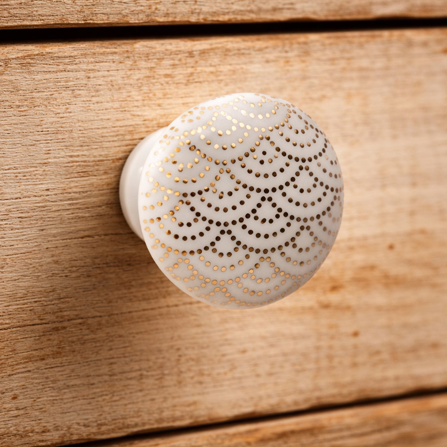 Gold Scallop Drawer Pulls | Set of 2, Cabinet Knob