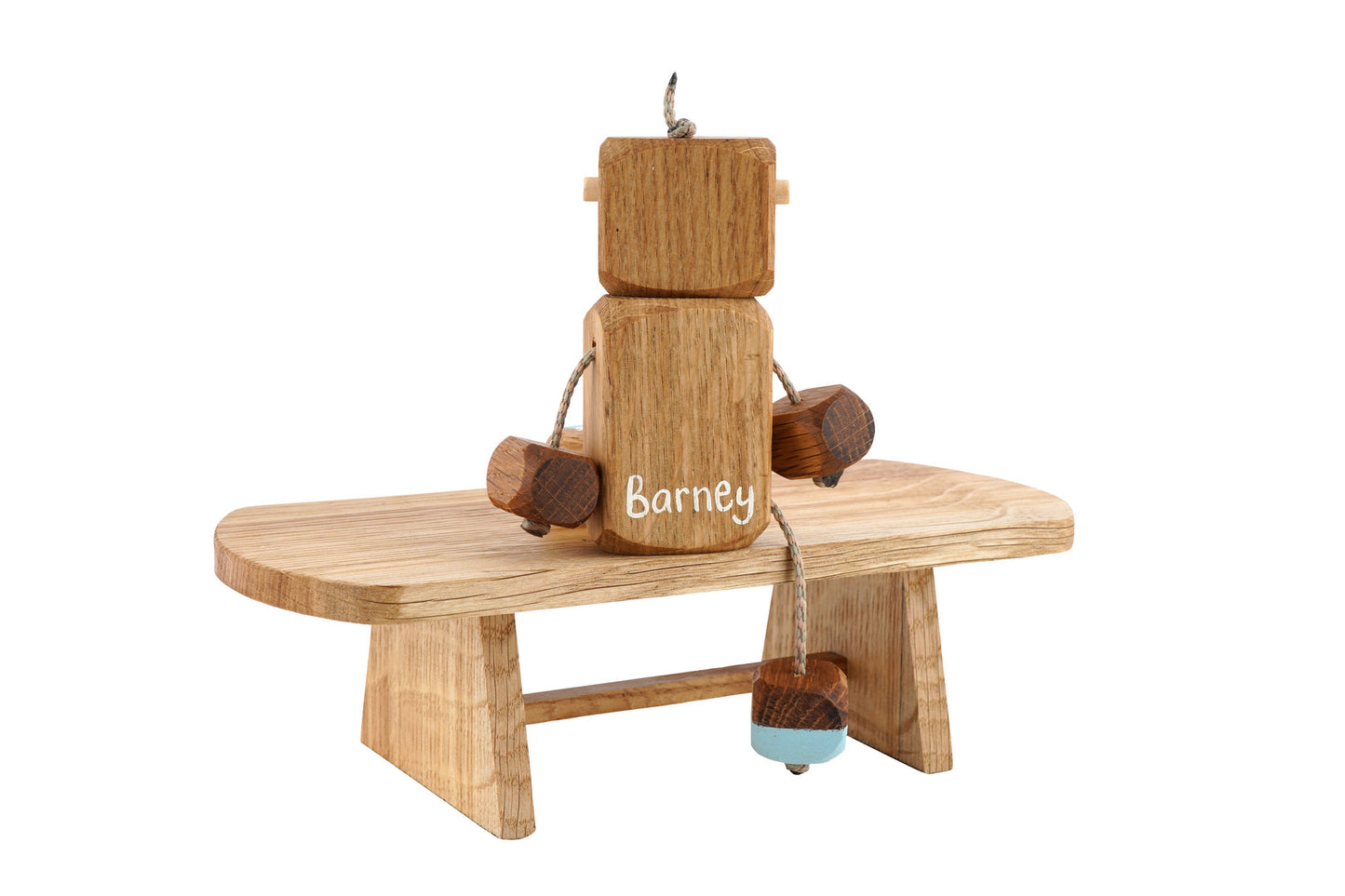 Rainbow Dino Ned in Oak