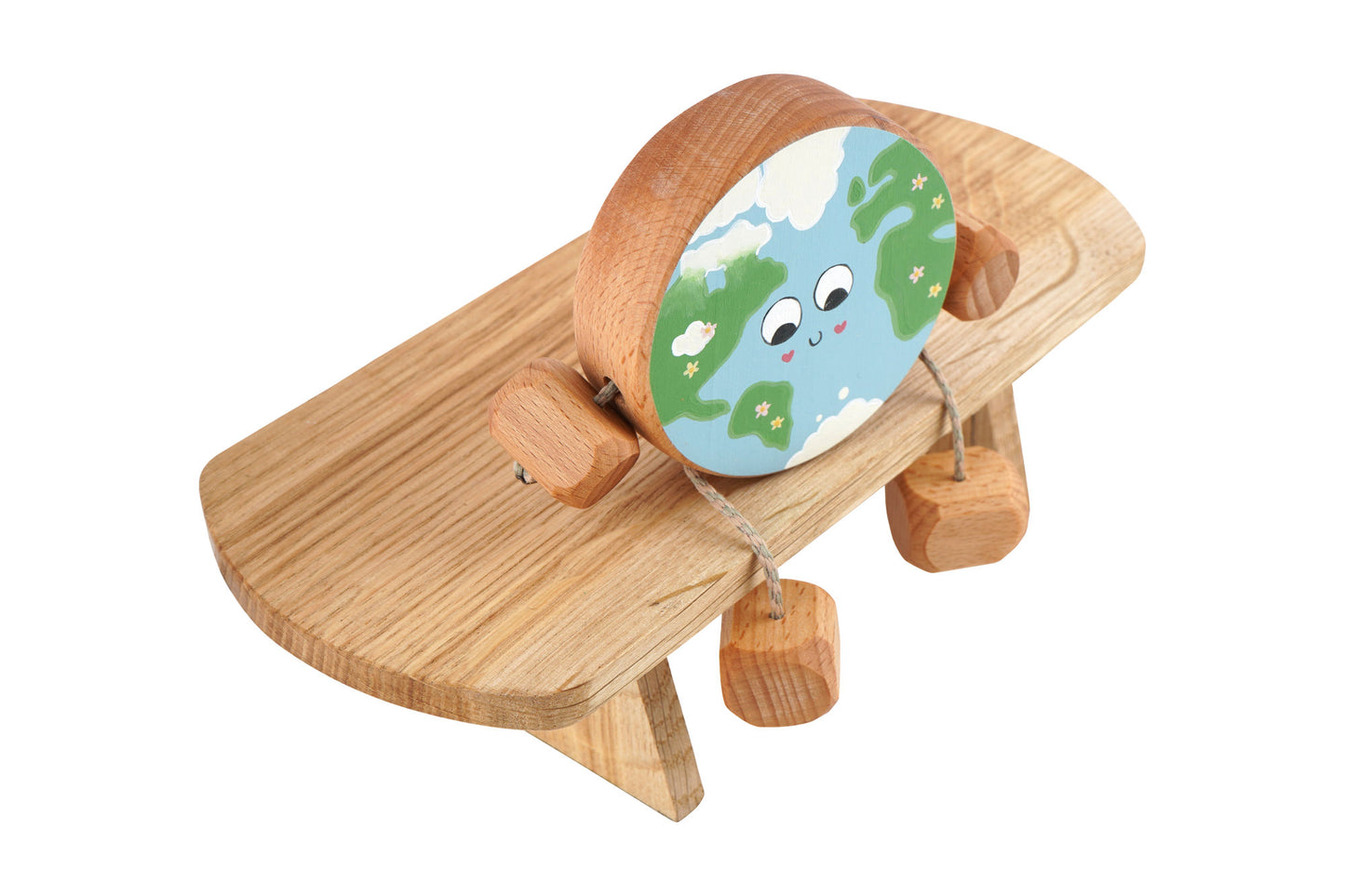 Ernie the Earth Child in Beech | Handmade Wooden Toy | UKCA CE Tested | Age 3+