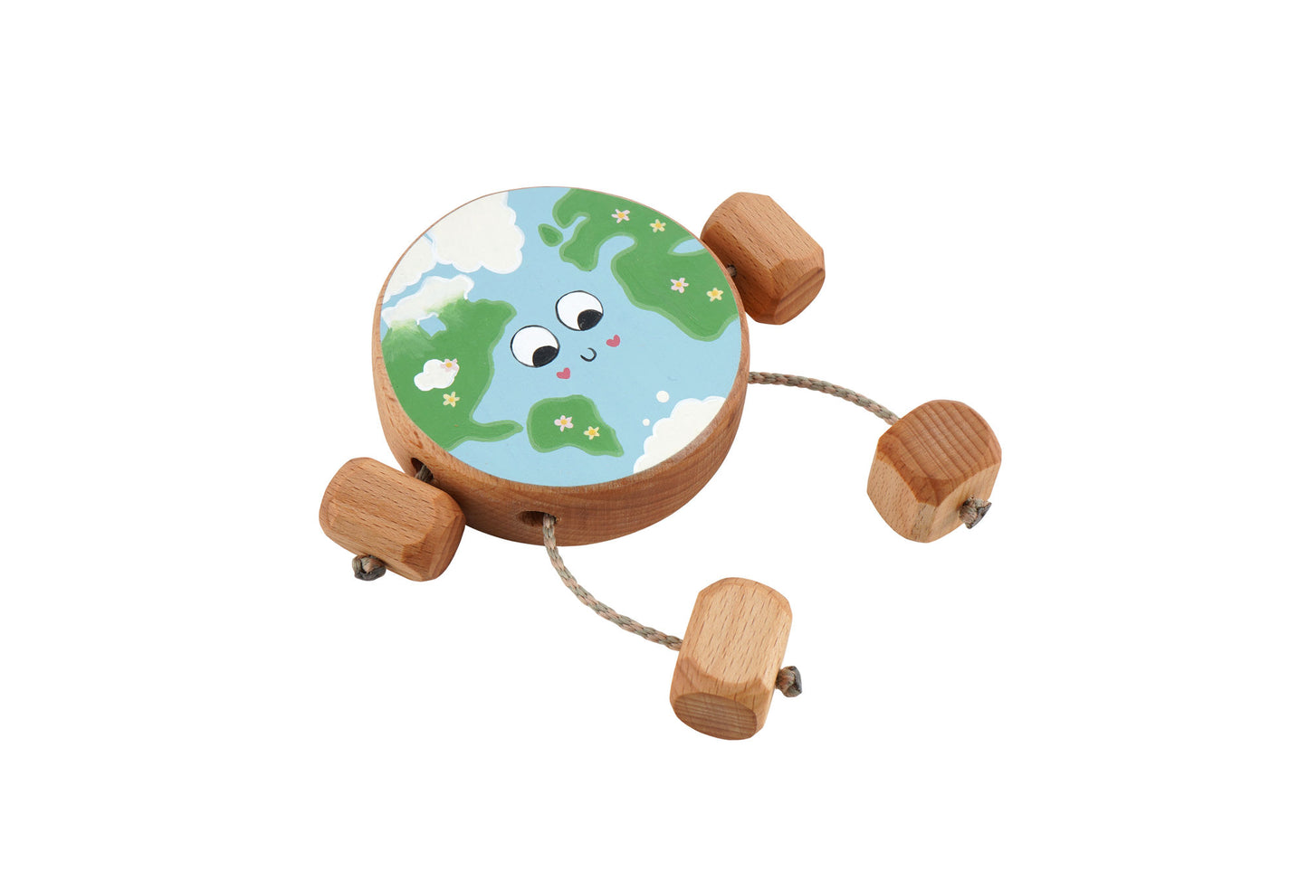 Ernie the Earth Child in Beech | Handmade Wooden Toy | UKCA CE Tested | Age 3+