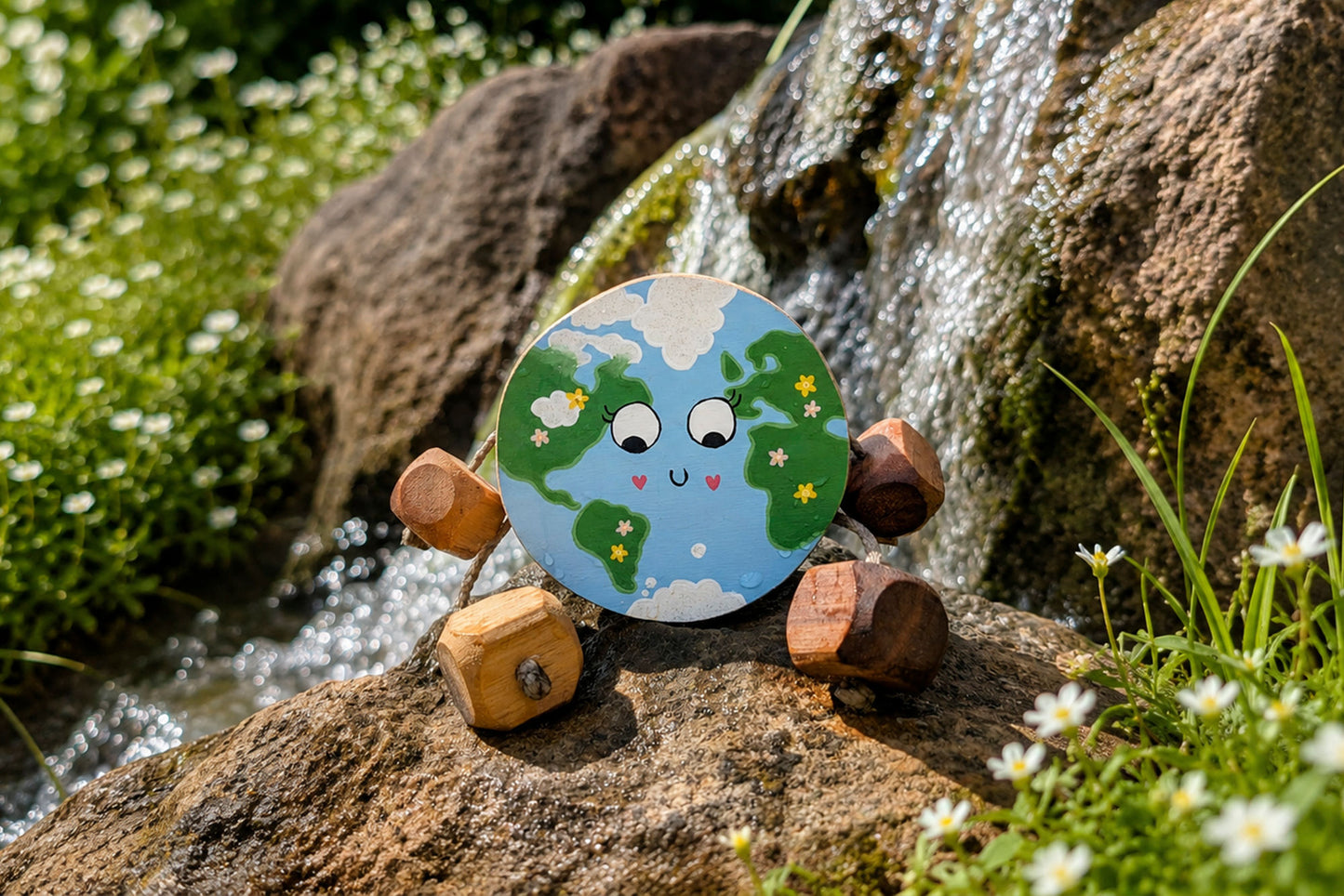 Ernie the Earth Child in Beech | Handmade Wooden Toy | UKCA CE Tested | Age 3+