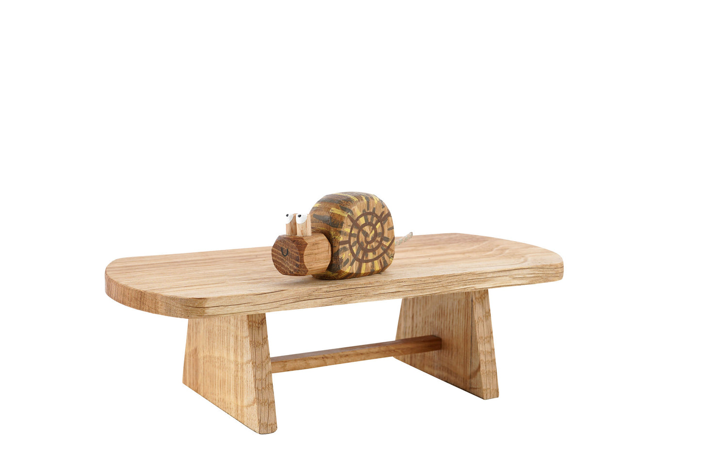 Stanley the Snail in Oak | Handmade Wooden Robot Toy | UKCA CE Tested Age: 3+