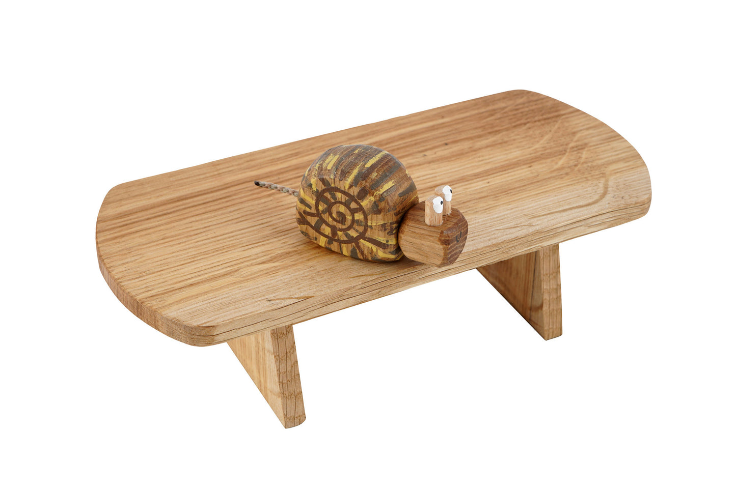 Stanley the Snail in Oak | Handmade Wooden Robot Toy | UKCA CE Tested Age: 3+