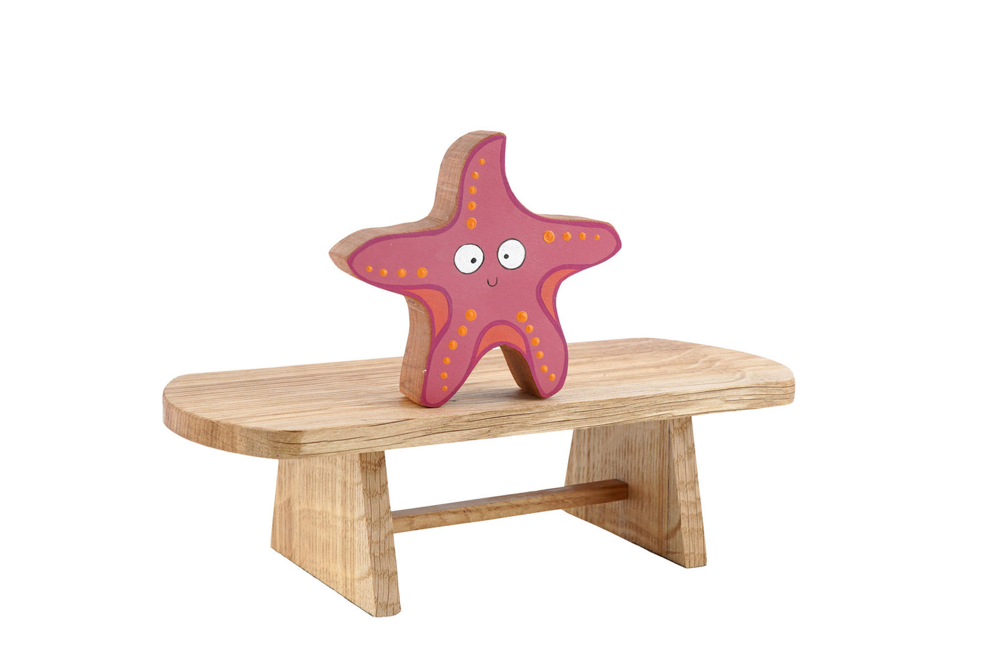 Handcrafted Wooden Rainbow Robot Toy for Kids, Vegan and Eco-Friendly