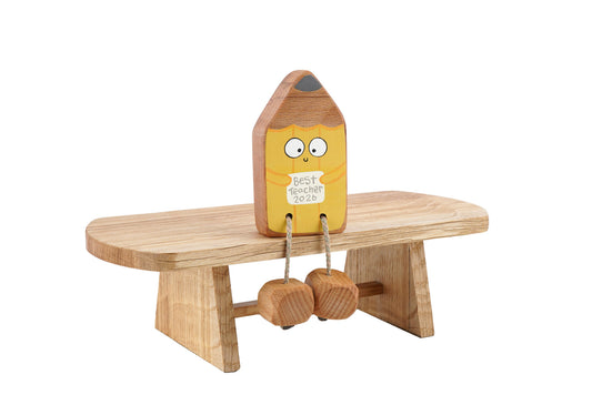 Penny the Pencil in Beech | Handmade Wooden Toy | UKCA CE Tested | Age 3+
