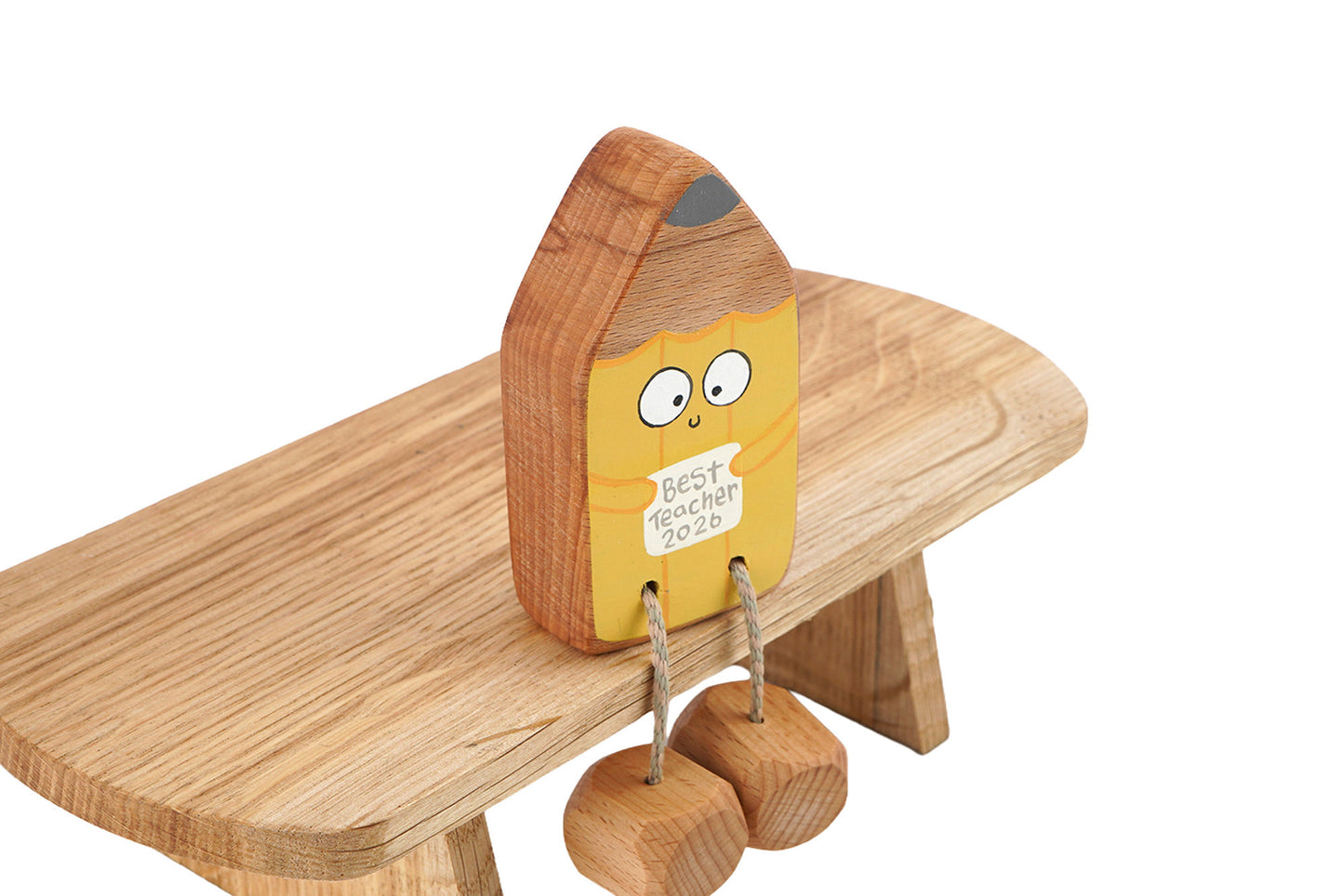 Penny the Pencil in Beech | Handmade Wooden Toy | UKCA CE Tested | Age 3+