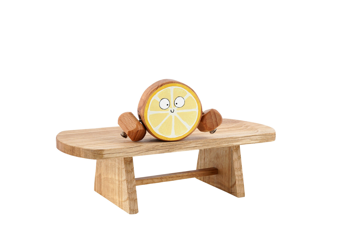 Lucy the Lemon in Beech | Handmade Wooden Toy | UKCA CE Tested | Age 3+