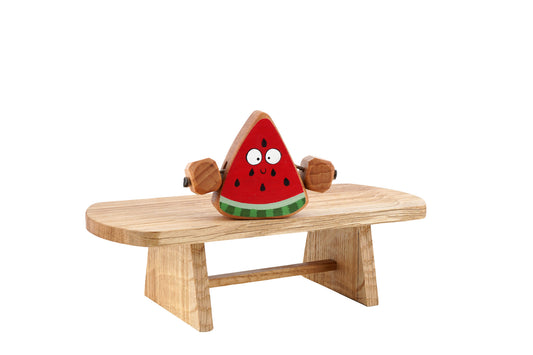 Winnie the Watermelon in Beech | Handmade Wooden Toy | UKCA CE Tested | Age 3+