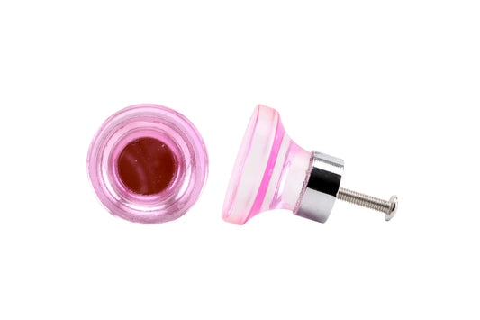 Set of 2 | Pink Acrylic Drawer Pulls • Cabinet Pull • Drawer Knob • DIY Upcycle • Gifts for Home • Home Improvement • Rennovations