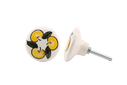 Set of 2 | Lemon Design Drawer Pulls • Cabinet Pull • Drawer Knob • DIY Upcycle • Gifts for Home • Home Improvement • Rennovations